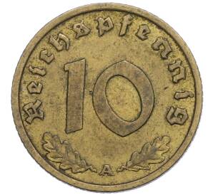 10 рейхспфеннигов 1937 года А Германия — Фото №2