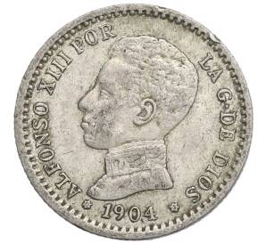 50 сентимо 1904 года Испания — Фото №1