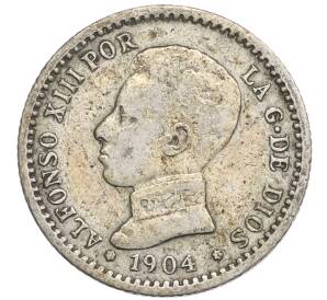 50 сентимо 1904 года Испания — Фото №1