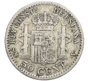 50 сентимо 1904 года Испания — Фото №2