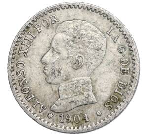 50 сентимо 1904 года Испания — Фото №1