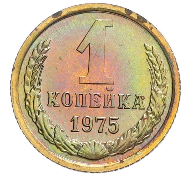 Монета 1 копейка 1975 года (Артикул: K10-0497) — Фото №1