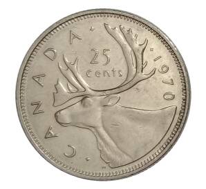 25 центов 1970 года Канада — Фото №1