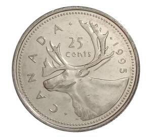 25 центов 1995 года Канада — Фото №1