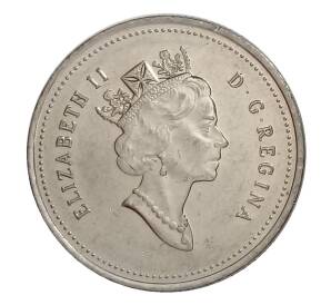 25 центов 1995 года Канада — Фото №2