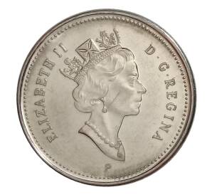 25 центов 2001 года Канада — Фото №2