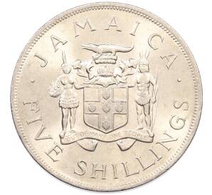 5 шиллингов 1966 года Ямайка «VIII Игры Содружества» — Фото №2