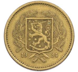 20 марок 1934 года Финляндия — Фото №1