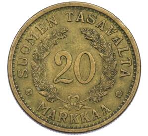 20 марок 1937 года Финляндия — Фото №2