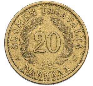 20 марок 1937 года Финляндия — Фото №2