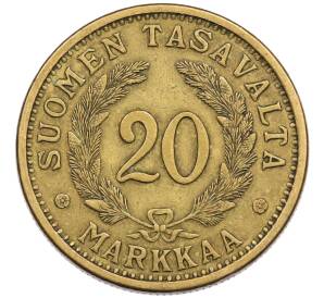 20 марок 1938 года Финляндия — Фото №2