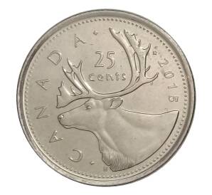 25 центов 2015 года Канада — Фото №1