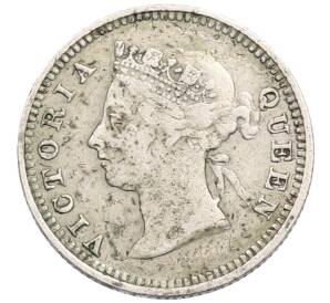 5 центов 1888 года Гонконг — Фото №2