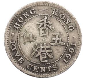 5 центов 1901 года Гонконг — Фото №1