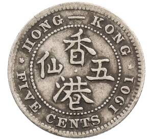 5 центов 1901 года Гонконг