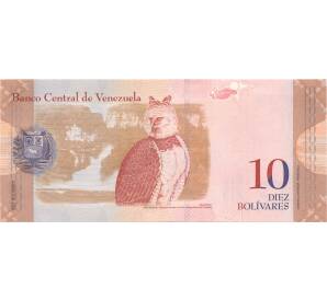 10 боливар 2014 года Венесуэла — Фото №2