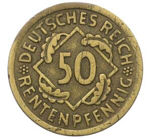 50 рентенпфеннигов 1924 года А Германия