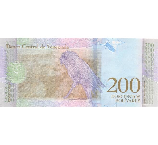 Банкнота 200 боливар 2018 года Венесуэла (Артикул B2-4517)