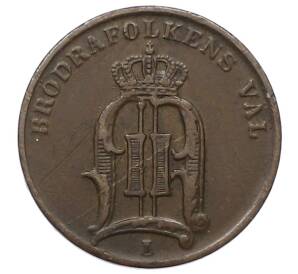 1 эре 1878 года Швеция — Фото №2
