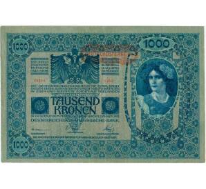 1000 крон 1919 года Австрия (Надпечатка на 1000 крон 1902 года) — Фото №1