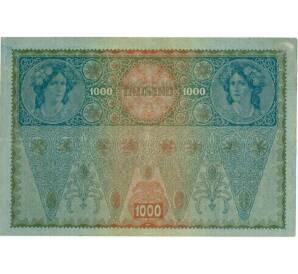 1000 крон 1919 года Австрия (Надпечатка на 1000 крон 1902 года) — Фото №2