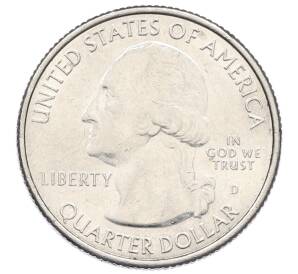 1/4 доллара (25 центов) 2015 года D США «Национальные парки — №28 Национальная автомагистраль Блу-Ридж» — Фото №2