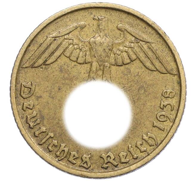 Монета 5 рейхспфеннигов 1938 года D Германия (Артикул: K10-0469) — Фото №1
