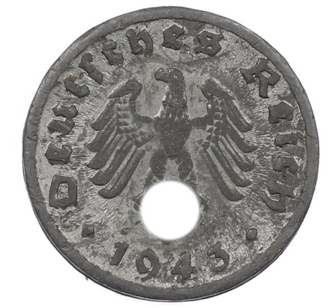 Монета 1 рейхспфенниг 1943 года D Германия (Артикул: M2-87527) — Фото №1