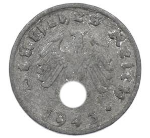 1 рейхспфенниг 1943 года D Германия — Фото №1