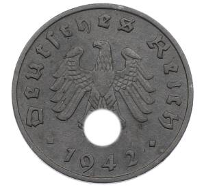 1 рейхспфенниг 1942 года F Германия — Фото №1