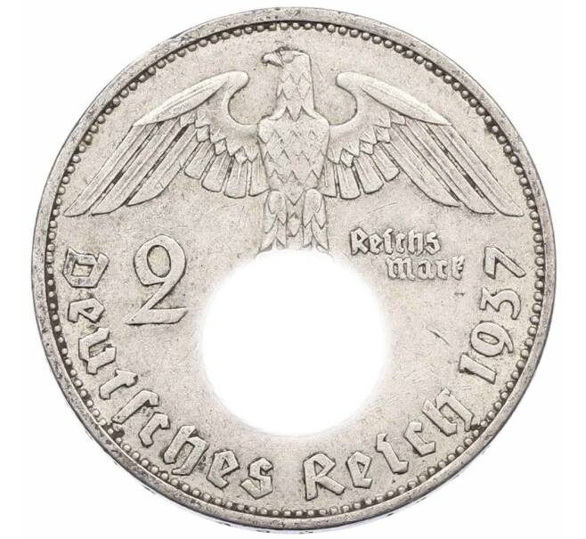 Монета 2 рейхсмарки 1937 года A Германия (Артикул: M2-86297) — Фото №1