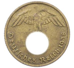 5 рейхспфеннигов 1938 года D Германия — Фото №1