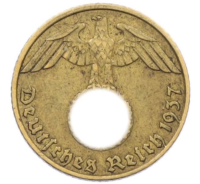 Монета 5 рейхспфеннигов 1937 года J Германия (Артикул: M2-85112) — Фото №1