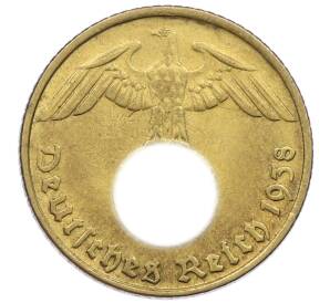 5 рейхспфеннигов 1938 года D Германия — Фото №1