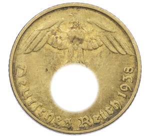 5 рейхспфеннигов 1938 года D Германия — Фото №1