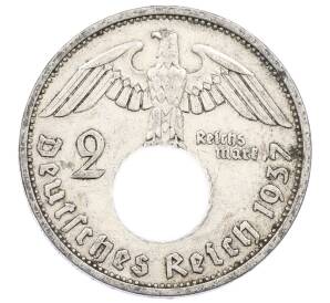 2 рейхсмарки 1937 года F Германия — Фото №1