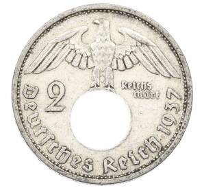 2 рейхсмарки 1937 года F Германия — Фото №1