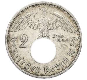 2 рейхсмарки 1939 года A Германия — Фото №1