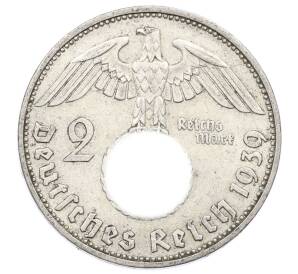 2 рейхсмарки 1939 года J Германия — Фото №1