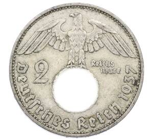 2 рейхсмарки 1937 года D Германия — Фото №1