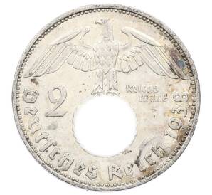 2 рейхсмарки 1938 года E Германия — Фото №1