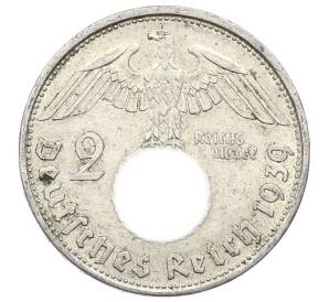 2 рейхсмарки 1939 года B Германия — Фото №1