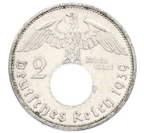 2 рейхсмарки 1939 года A Германия — Фото №1