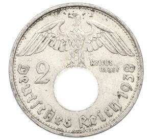 2 рейхсмарки 1938 года B Германия — Фото №1