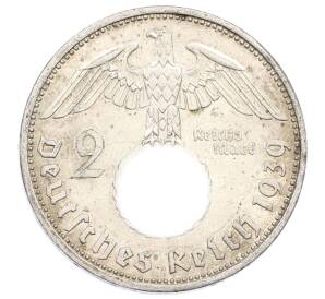 2 рейхсмарки 1939 года A Германия — Фото №1