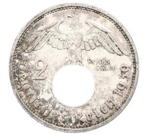 2 рейхсмарки 1939 года A Германия — Фото №1