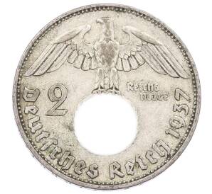 2 рейхсмарки 1937 года D Германия — Фото №1