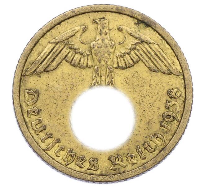 Монета 10 рейхспфеннигов 1938 года A Германия (Артикул: M2-83637) — Фото №1