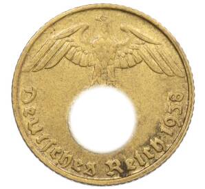 5 рейхспфеннигов 1938 года D Германия — Фото №1