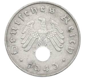 10 рейхспфеннигов 1943 года А Германия (Брак — поворот) — Фото №1